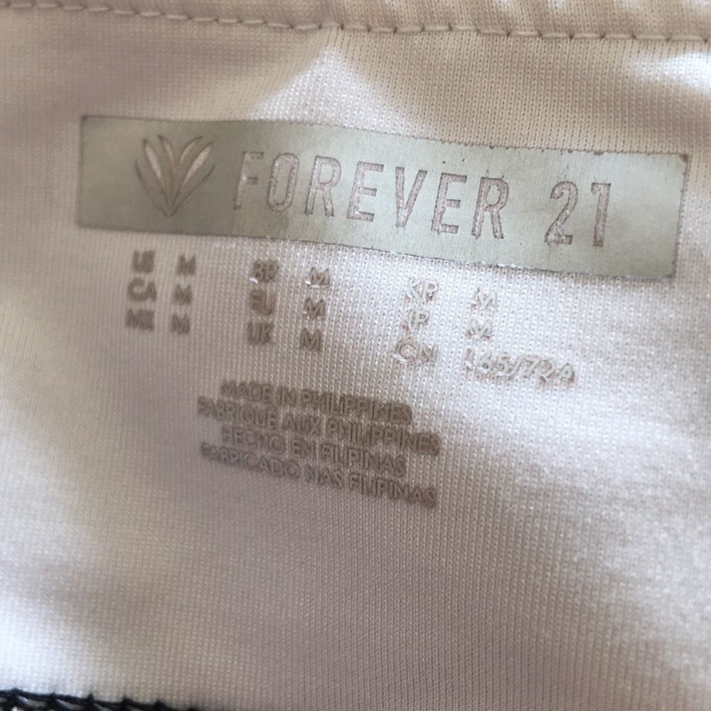 Forever 21 colorful mesh side panel fitness pants - Picture 5 of 6